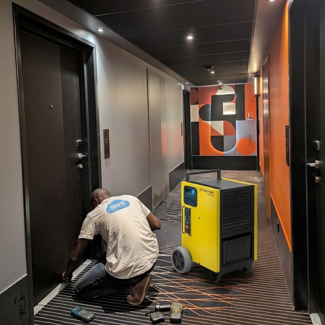 Déshumidificateur d'air — Installation Trotec par agent IDEO